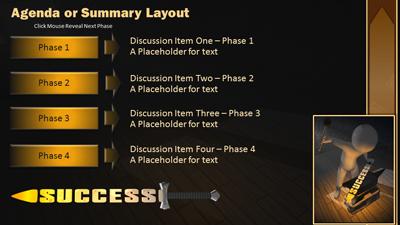 Slide 3 layout from the Forging Success presentation deck.