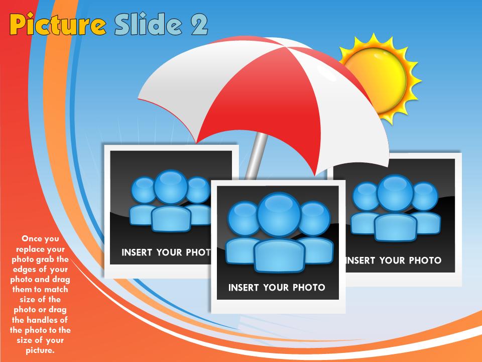 Slide 3 layout from the Summer's Here presentation deck.
