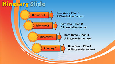 Slide 2 layout from the Summer's Here! PowerPoint Theme presentation deck.