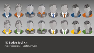 Slide 3 layout from the Id Badge Tool Kit presentation deck.