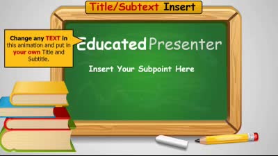 Slide 3 layout from the Educated Presenter presentation deck.