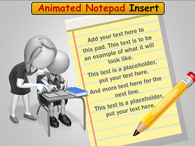 Slide 3 layout from the Educated Presenter presentation deck.