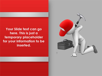 Slide 3 layout preview from the Fix Things Up deck.