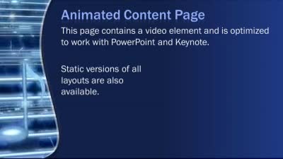 Slide 2 layout from the Blue Musical Notes presentation deck.