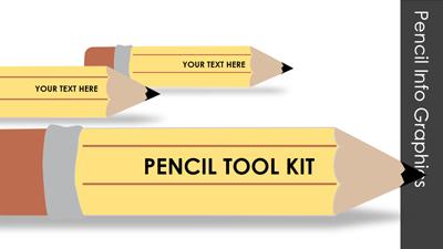 Slide 1 layout preview from the Pencil Tool Kit deck, optimized for academic lesson planning.