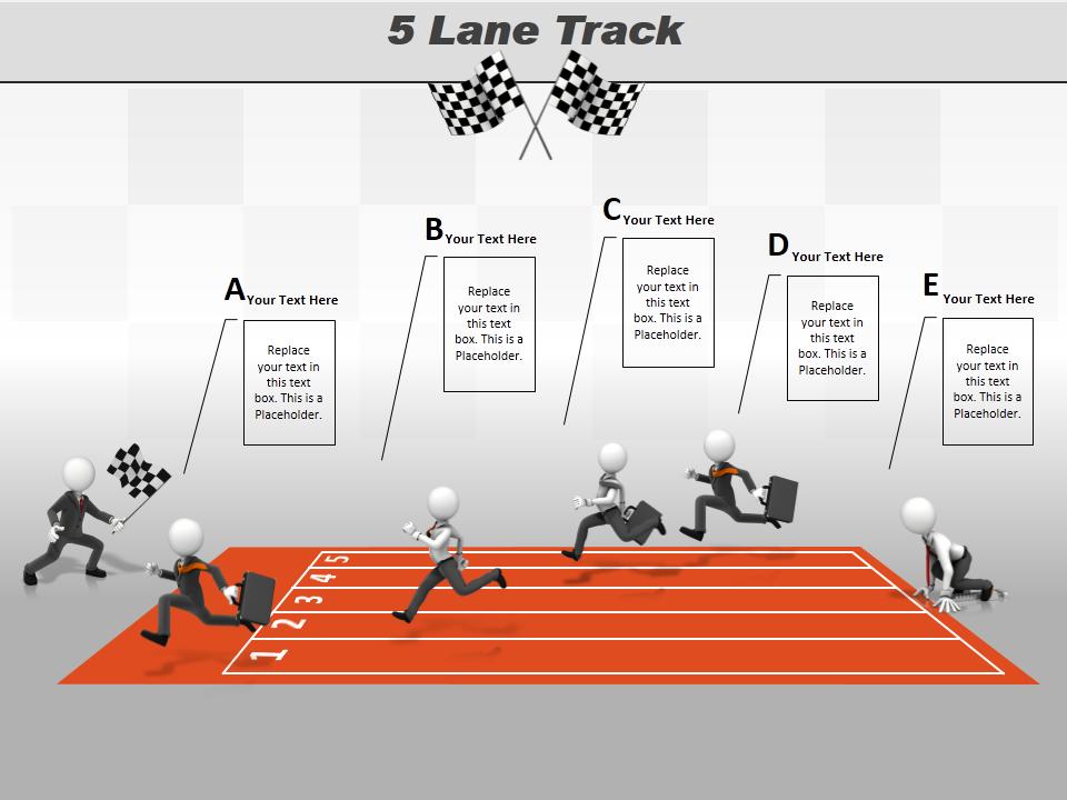 Slide 4 layout from the Finish Line presentation deck.