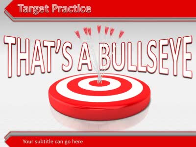 Slide 2 layout from the Target Practice presentation deck.