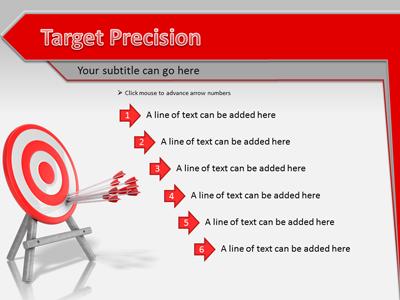 Slide 4 layout from the Target Practice presentation deck.