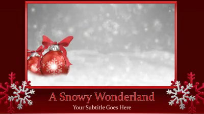 Ornament Wonderland PowerPoint Template layout preview.
