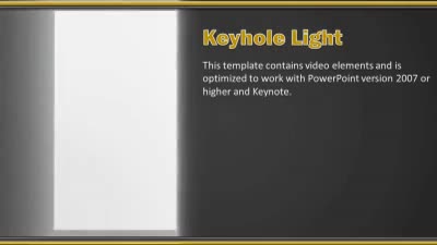 Slide 2 layout from the Keyhole Light presentation deck.