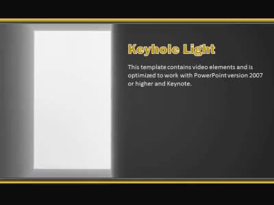Slide 2 layout from the Keyhole Light presentation deck.