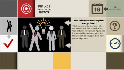 Slide 2 layout from the Infographics Box presentation deck.