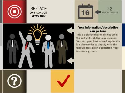 Slide 2 layout preview from the Infographics Box deck.