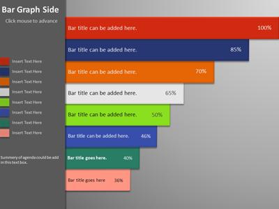 Slide 1 layout preview from the Assorted Graph Slides deck, optimized for digital transformation strategies.