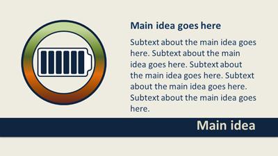 Slide 2 layout from the Battery Innovation presentation deck.