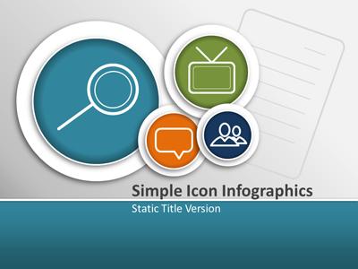 Slide 2 layout from the Simple Icon Infographics presentation deck.