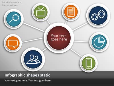 Slide 4 layout from the Simple Icon Infographics presentation deck.