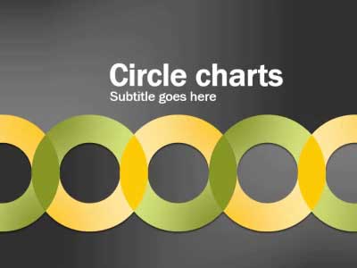 Circle Charts PowerPoint Template layout preview.