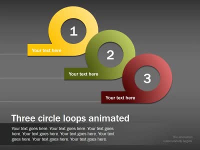 Slide 3 layout from the Circle Charts presentation deck.