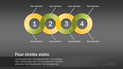 Slide 3 layout from the Circle Charts presentation deck.