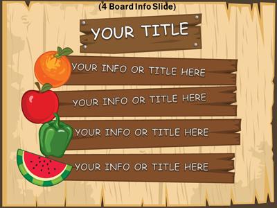 Slide 4 layout from the Farmer's Market presentation deck.