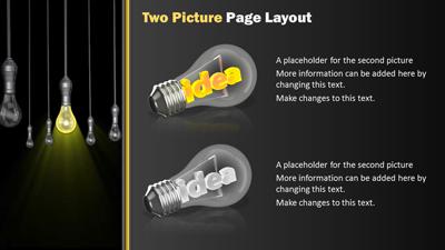 Slide 2 layout from the Hanging Light Standout presentation deck.