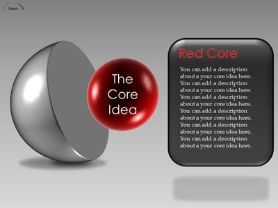 Slide 2 layout from the Four Ring Sliced Sphere Layers And Core presentation deck.