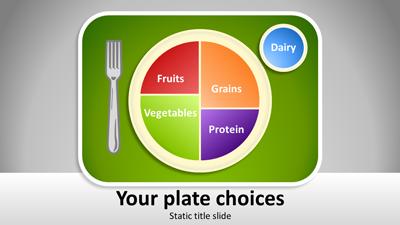 Your Plate Choices PowerPoint Template layout preview.