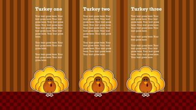 Slide 3 layout preview from the Turkey Day deck.