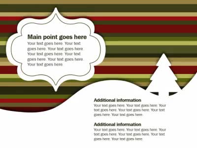 Slide 3 layout from the Holiday Whimsy presentation deck.