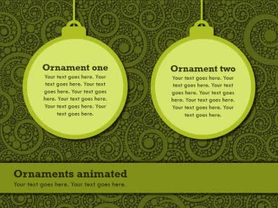 Slide 3 layout from the Ornament Swirls presentation deck.