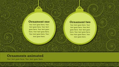 Slide 3 layout from the Ornament Swirls presentation deck.