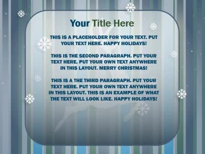 Slide 4 layout from the Reindeer Joy presentation deck.