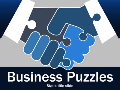 Slide 2 layout from the Business Puzzles presentation deck.