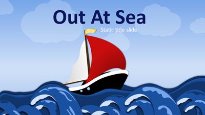 Slide 2 layout from the Out At Sea presentation deck.