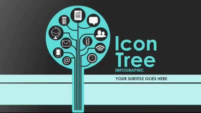 Slide 1 layout preview from the Icon Tree deck, optimized for corporate facility safety compliance.