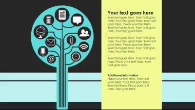 Slide 3 layout preview from the Icon Tree deck.