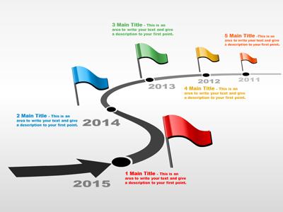 Slide 2 layout from the Navigate Timeline PowerPoint Template presentation deck.