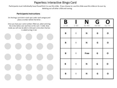 Slide 4 layout from the Bingo Interactive presentation deck.