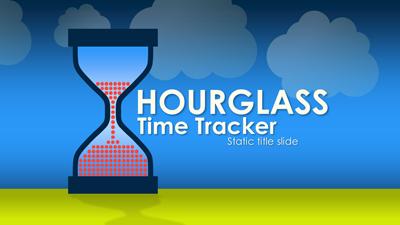 Slide 2 layout from the Animated Hourglass Time Tracker PowerPoint Template presentation deck.
