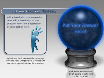Slide 2 layout from the Crystal Ball Reveal presentation deck.