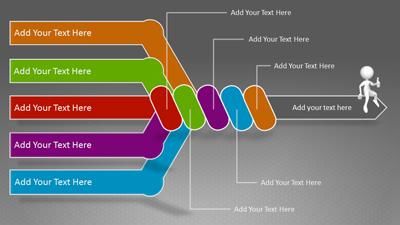 Slide 3 layout from the Merging Flow Chart presentation deck.