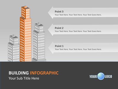 Slide 3 layout from the Building Infographic presentation deck.
