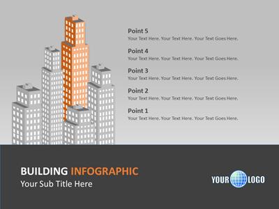 Slide 4 layout from the Building Infographic presentation deck.