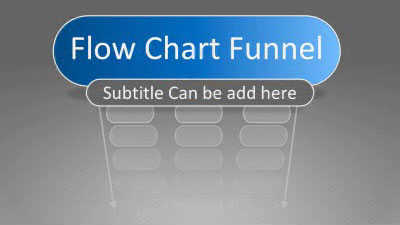 Flow Chart Funnel PowerPoint Template layout preview.