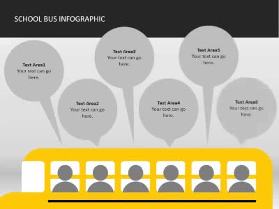 Slide 2 layout from the School Bus Infographics presentation deck.