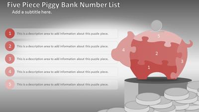 Slide 3 layout from the Piggy Bank Puzzle Toolkit presentation deck.