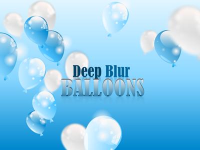 Slide 2 layout from the Deep Blur Balloons presentation deck.