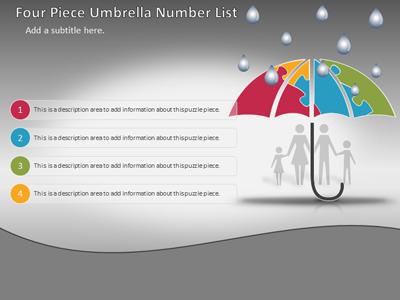 Slide 3 layout from the Umbrella Puzzle Protection presentation deck.