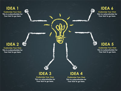 Slide 4 layout from the Business Doodles Timeline presentation deck.